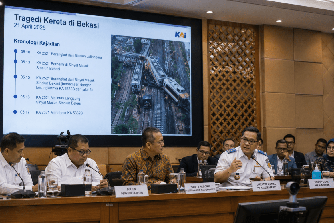 DPR Soroti Tragedi Kereta Bekasi, Kronologi hingga Evaluasi Sistem Terungkap
