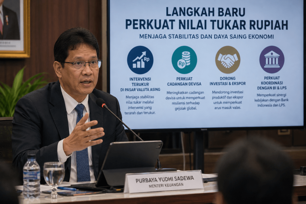 Purbaya Siapkan Langkah Baru untuk Perkuat Nilai Tukar Rupiah