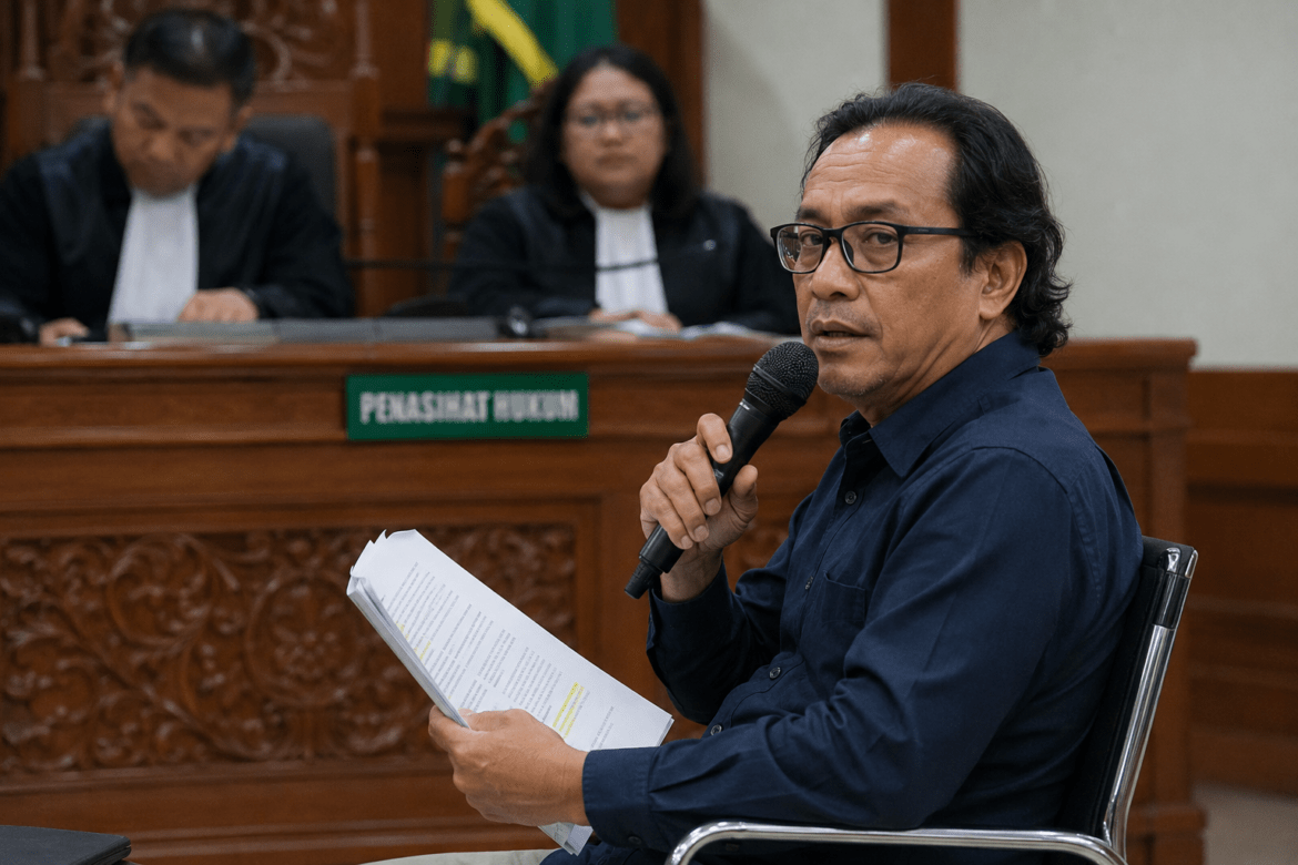 Pleidoi Noel Ebenezer Berisi Pengakuan Bersalah dan Kritik Pemerintah