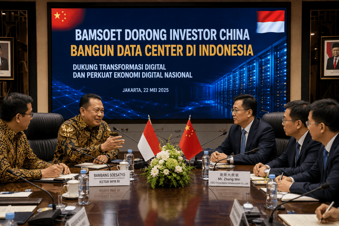 Bamsoet Dorong Investor China Bangun Data Center di Indonesia