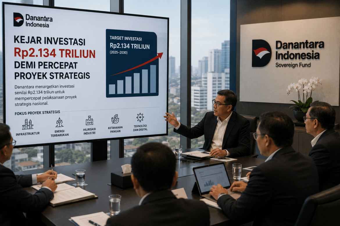 Danantara Kejar Investasi Rp2.134 Triliun Demi Percepat Proyek Strategis