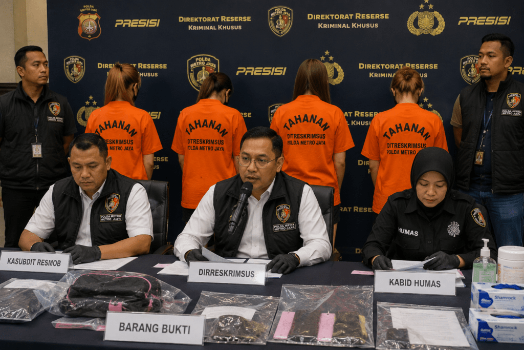 Polda Metro Jaya Amankan Host Live Streaming Pornografi di Media Sosial