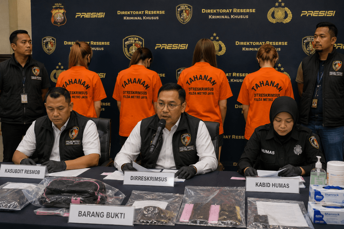 Polda Metro Jaya Amankan Host Live Streaming Pornografi di Media Sosial