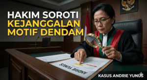Hakim Soroti Kejanggalan Motif Dendam dalam Kasus Andrie Yunus
