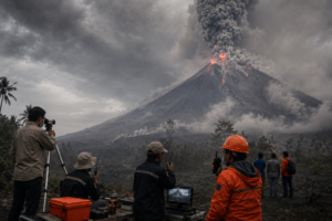 Gunung Semeru Erupsi Tiga Kali, Status Siaga Level III Masih Berlaku
