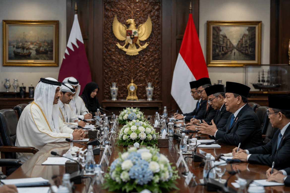 Prabowo Terima Kunjungan Wakil PM Qatar, Bahas Hubungan Strategis dan Pesan Emir