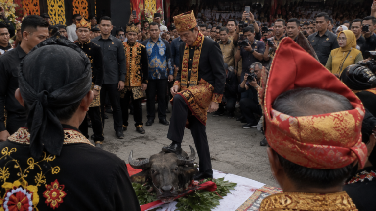 PDIP Respons Ritual Jokowi Injak Kepala Kerbau di Lampung, Singgung Simbol Politik