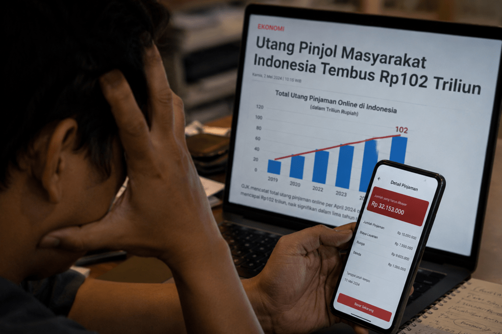 Utang Pinjaman Online Warga RI Capai Rp102 Triliun, OJK Minta Kewaspadaan