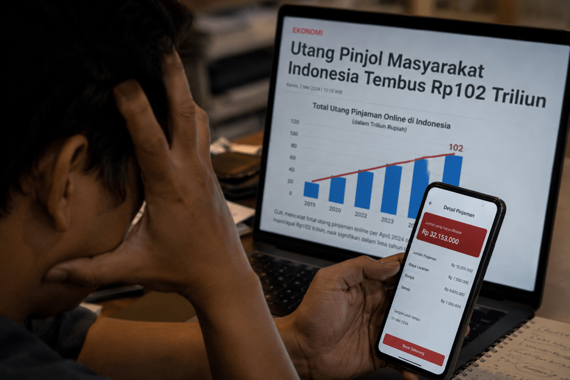 Utang Pinjaman Online Warga RI Capai Rp102 Triliun, OJK Minta Kewaspadaan
