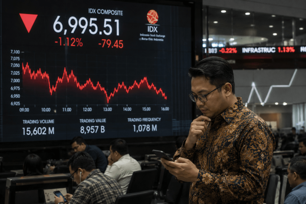 IHSG Tertekan, OJK Sebut Rebalancing Saham dan Kondisi Ekonomi Jadi Faktor Utama