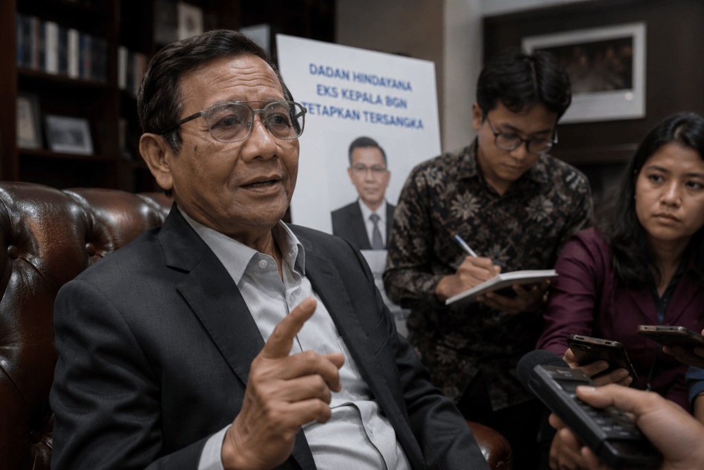 Mahfud MD: Penetapan Eks Kepala BGN Dadan Hindayana sebagai Tersangka Sudah Semestinya