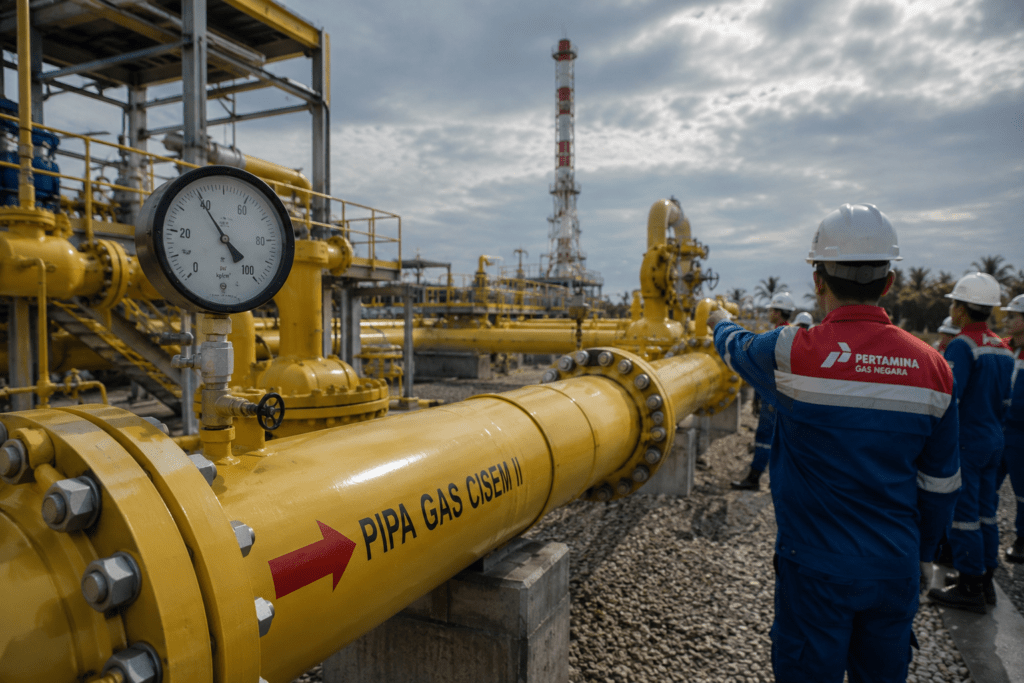 Pipa Gas Cisem II Mulai Beroperasi, Pasokan Energi Jawa Makin Terintegrasi