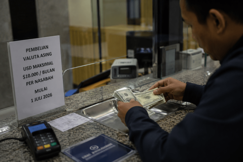BI Batasi Pembelian Dolar Tanpa Dokumen Mulai Juli, Maksimum Hanya US$10 Ribu per Bulan