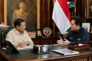 Prabowo dan Erick Thohir Bahas Strategi Penguatan Olahraga Nasional
