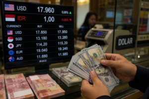 Dolar AS Perkasa, Rupiah Terseret ke Rp17.960