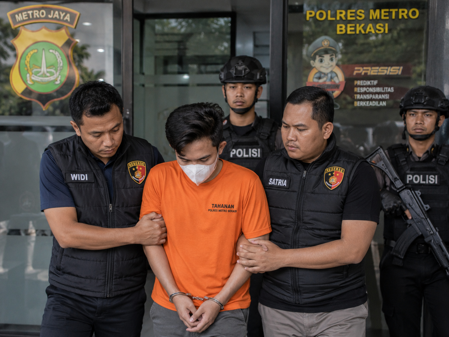 Horas Samuel Lumban, Taufik Hidayat Cikarang, Penyekapan Pacar, Polres Metro Bekasi, Penganiayaan