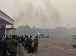Bandara Tanjung Puting Terganggu Imbas Dari Karhutla