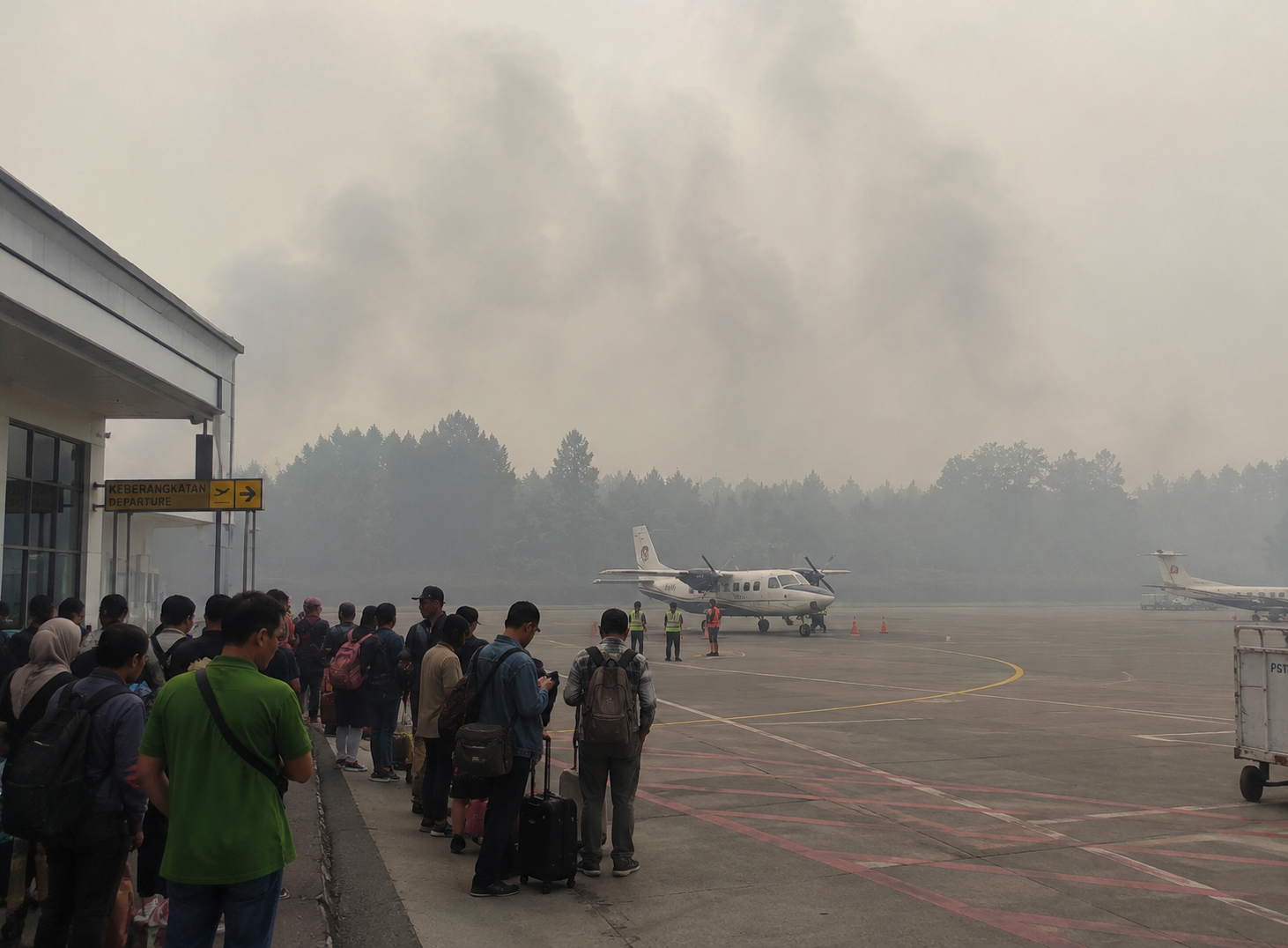Bandara Tanjung Puting Terganggu Imbas Dari Karhutla