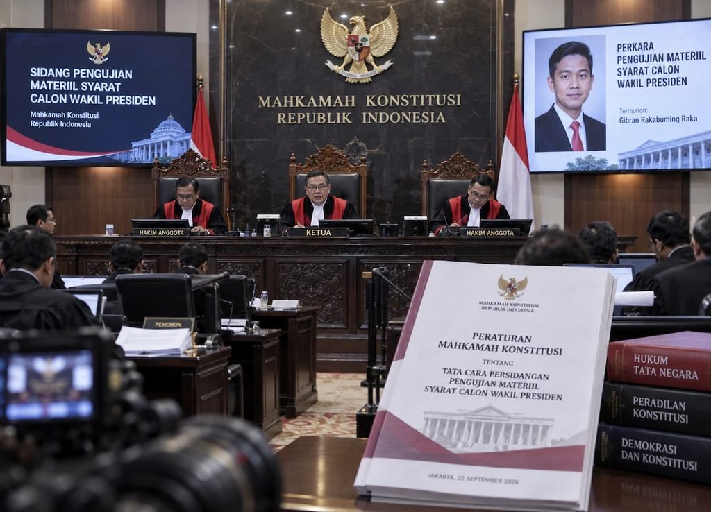 MK Terbitkan Aturan Sidang Syarat Cawapres